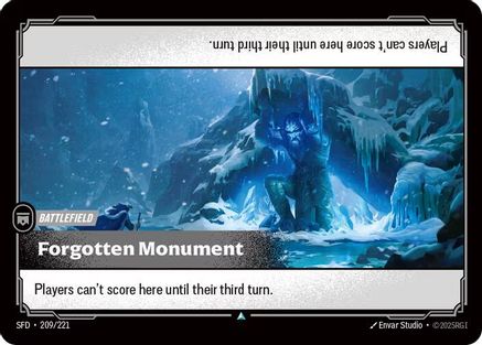 Forgotten Monument (209/221) - Spiritforged Foil | Grognard Games