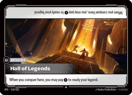Hall of Legends (210/221) - Spiritforged Foil | Grognard Games