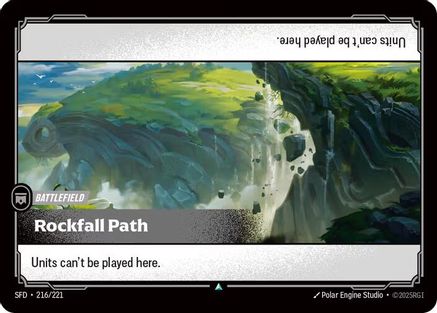 Rockfall Path (216/221) - Spiritforged | Grognard Games