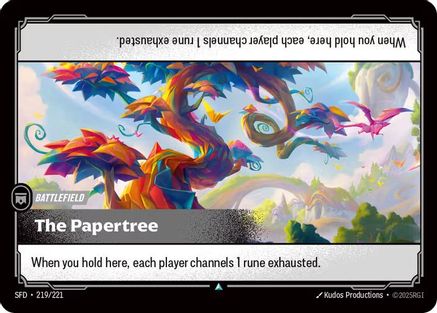 The Papertree (219/221) - Spiritforged Foil | Grognard Games