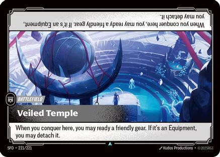 Veiled Temple (221/221) - Spiritforged Foil | Grognard Games