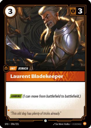 Laurent Bladekeeper (096/221) - Spiritforged Foil | Grognard Games
