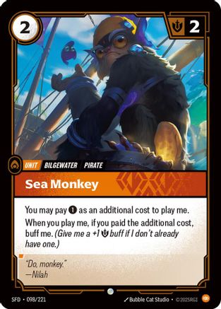 Sea Monkey (098/221) - Spiritforged Foil | Grognard Games