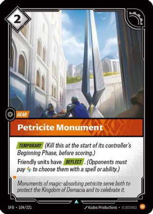 Petricite Monument (104/221) - Spiritforged | Grognard Games