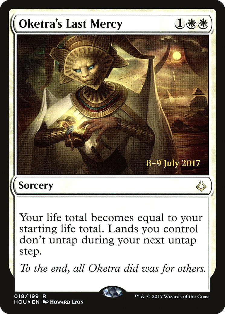 Oketra's Last Mercy  [Hour of Devastation Prerelease Promos] | Grognard Games