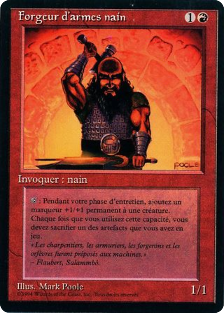 Dwarven Weaponsmith [Foreign Black Border] | Grognard Games
