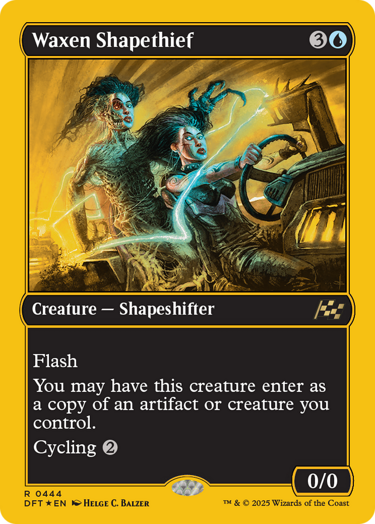 Waxen Shapethief (First-Place Foil) [Aetherdrift] | Grognard Games