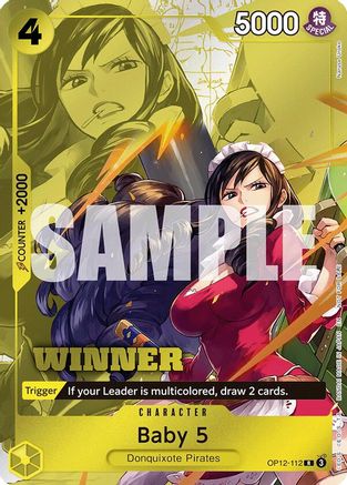 Baby 5 (Winner Pack 2026 Vol. 1) (OP12-112) - One Piece Promotion Cards Foil | Grognard Games