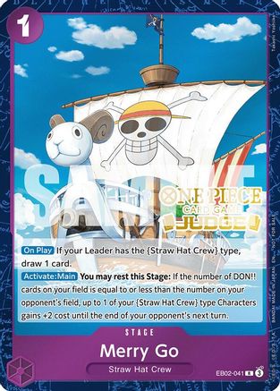 Merry Go (Judge Pack Vol. 7) (EB02-041) - One Piece Promotion Cards Foil | Grognard Games