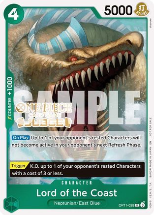 Lord of the Coast (Judge Pack Vol. 7) (OP11-028) - One Piece Promotion Cards Foil | Grognard Games