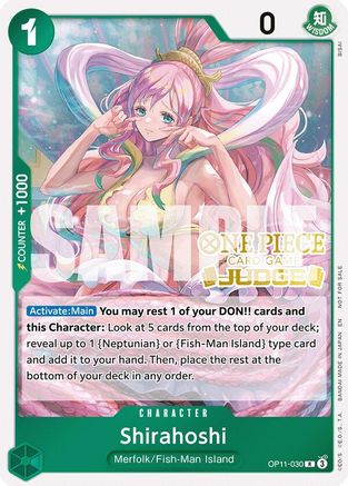 Shirahoshi (Judge Pack Vol. 7) (OP11-030) - One Piece Promotion Cards Foil | Grognard Games