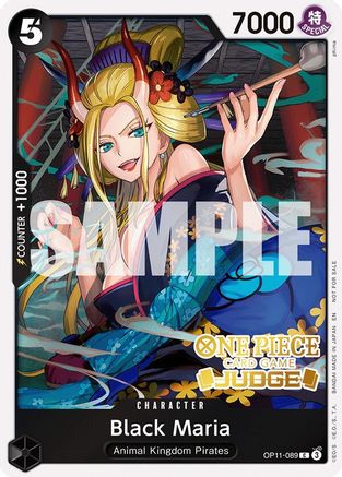 Black Maria (Judge Pack Vol. 7) (OP11-089) - One Piece Promotion Cards Foil | Grognard Games
