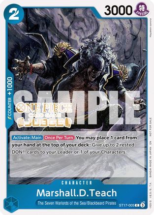Marshall.D.Teach (Judge Pack Vol. 7) (ST17-005) - One Piece Promotion Cards Foil | Grognard Games