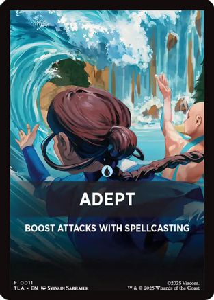 Adept Theme Card (TLA-011) - Avatar: The Last Airbender | Grognard Games