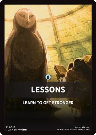 Lessons Theme Card (TLA-013) - Avatar: The Last Airbender | Grognard Games