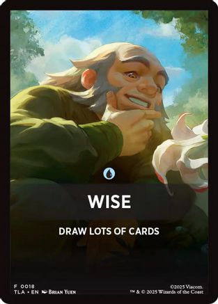 Wise Theme Card (TLA-018) - Avatar: The Last Airbender | Grognard Games