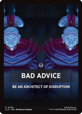 Bad Advice Theme Card (TLA-020) - Avatar: The Last Airbender | Grognard Games