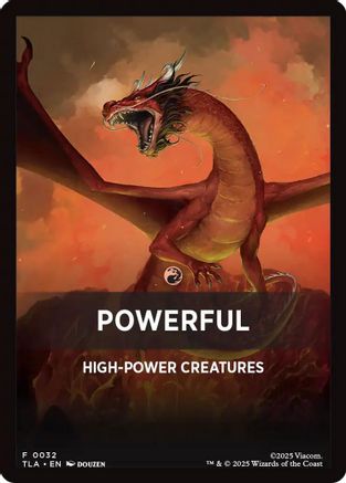 Powerful Theme Card (TLA-032) - Avatar: The Last Airbender | Grognard Games