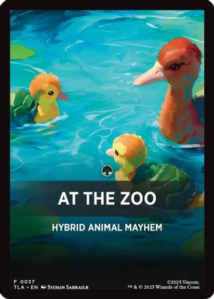 At The Zoo Theme Card (TLA-037) - Avatar: The Last Airbender | Grognard Games