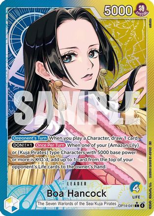 Boa Hancock - OP14-041 (Alternate Art) (OP14-041) - The Azure Sea's Seven Foil | Grognard Games