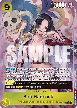 Boa Hancock - OP14-112 (Alternate Art) (OP14-112) - The Azure Sea's Seven Foil | Grognard Games