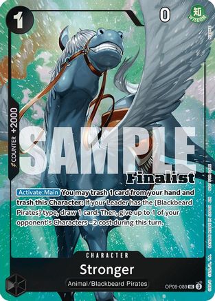 Stronger (CS 25-26 Finalist Card Set 2) (OP09-089) - One Piece Promotion Cards Foil | Grognard Games