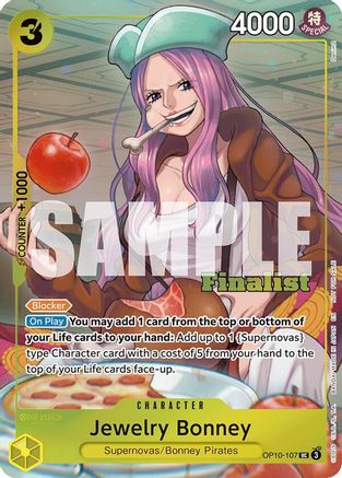 Jewelry Bonney (CS 25-26 Finalist Card Set 2) (OP10-107) - One Piece Promotion Cards Foil | Grognard Games