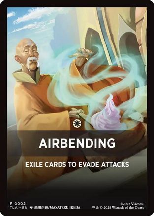 Airbending Theme Card (TLA-002) - Avatar: The Last Airbender | Grognard Games