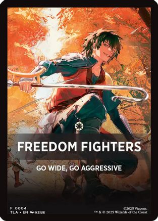 Freedom Fighters Theme Card (TLA-004) - Avatar: The Last Airbender | Grognard Games
