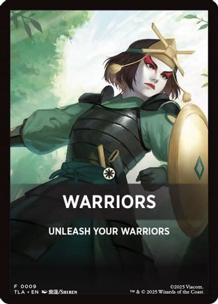 Warriors Theme Card (TLA-009) - Avatar: The Last Airbender | Grognard Games