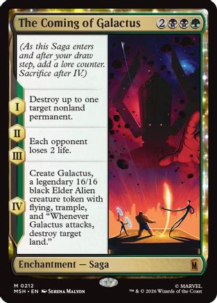 The Coming of Galactus (MSH-212) - Marvel Super Heroes | Grognard Games