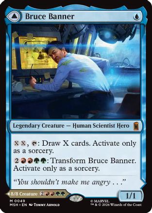 Bruce Banner (MSH-049) - Marvel Super Heroes Foil | Grognard Games