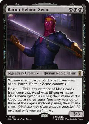 Baron Helmut Zemo (MSH-087) - Marvel Super Heroes | Grognard Games