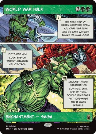 World War Hulk (Borderless) (MSH-304) - Marvel Super Heroes | Grognard Games