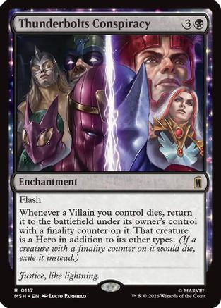 Thunderbolts Conspiracy (MSH-117) - Marvel Super Heroes Foil | Grognard Games