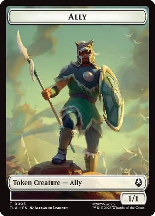 Ally (0005) // Clue (0018) Double-Sided Token (TLA-5 // 18) - Avatar: The Last Airbender Foil | Grognard Games