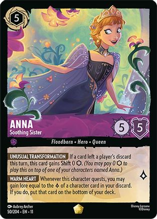 Anna - Soothing Sister (50/204) - Winterspell Cold Foil | Grognard Games