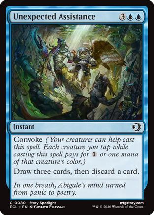 Unexpected Assistance (ECL-080) - Lorwyn Eclipsed Foil | Grognard Games
