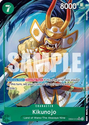 Kikunojo - EB04-012 (Alternate Art) (EB04-012) - The Azure Sea's Seven Foil | Grognard Games