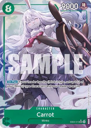 Carrot (Alternate Art) (EB04-013) - The Azure Sea's Seven Foil | Grognard Games