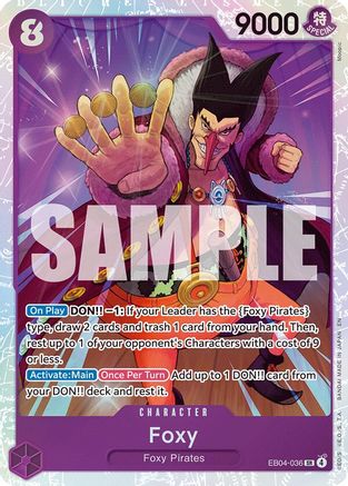 Foxy (EB04-036) - The Azure Sea's Seven Foil | Grognard Games