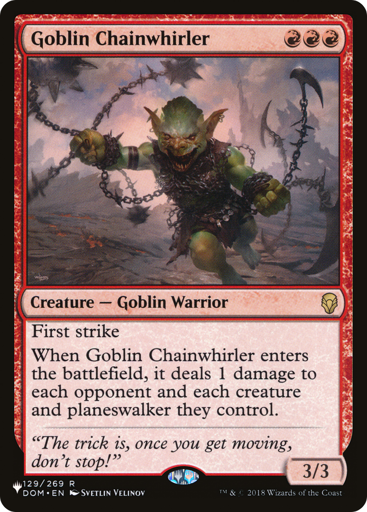 Goblin Chainwhirler [The List Reprints] | Grognard Games