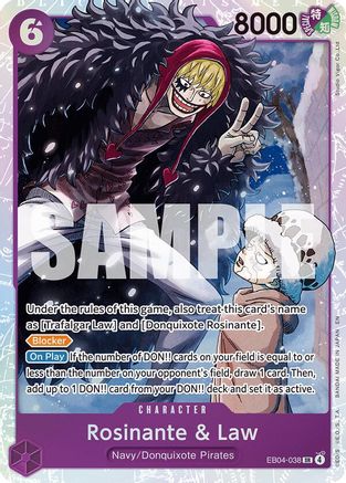 Rosinante & Law (EB04-038) - The Azure Sea's Seven Foil | Grognard Games