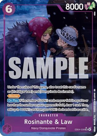 Rosinante & Law (Alternate Art) (EB04-038) - The Azure Sea's Seven Foil | Grognard Games