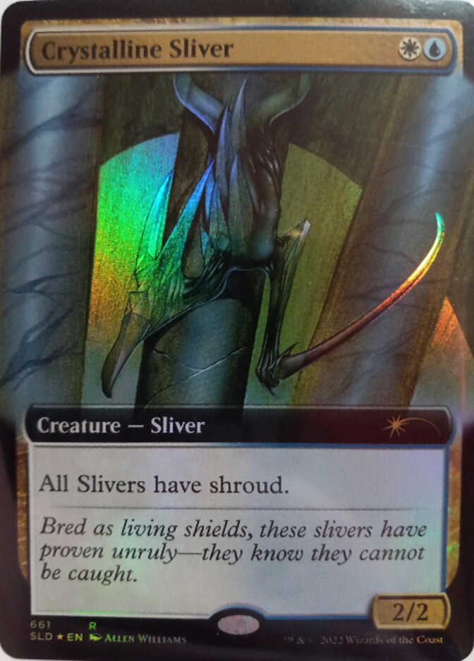 Crystalline Sliver (Extended Art) [Secret Lair Drop Promos] | Grognard Games