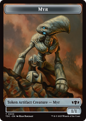 Snake // Myr Double-Sided Token [Tarkir: Dragonstorm Commander Tokens] | Grognard Games