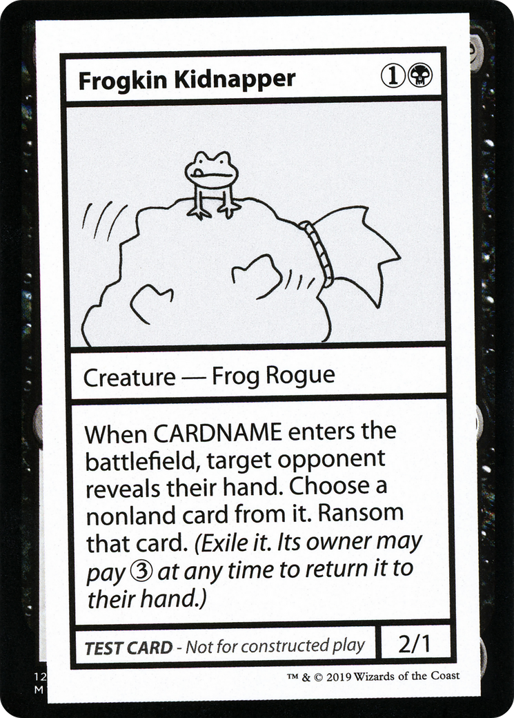 Frogkin Kidnapper (2021 Edition) [Mystery Booster Playtest Cards] | Grognard Games