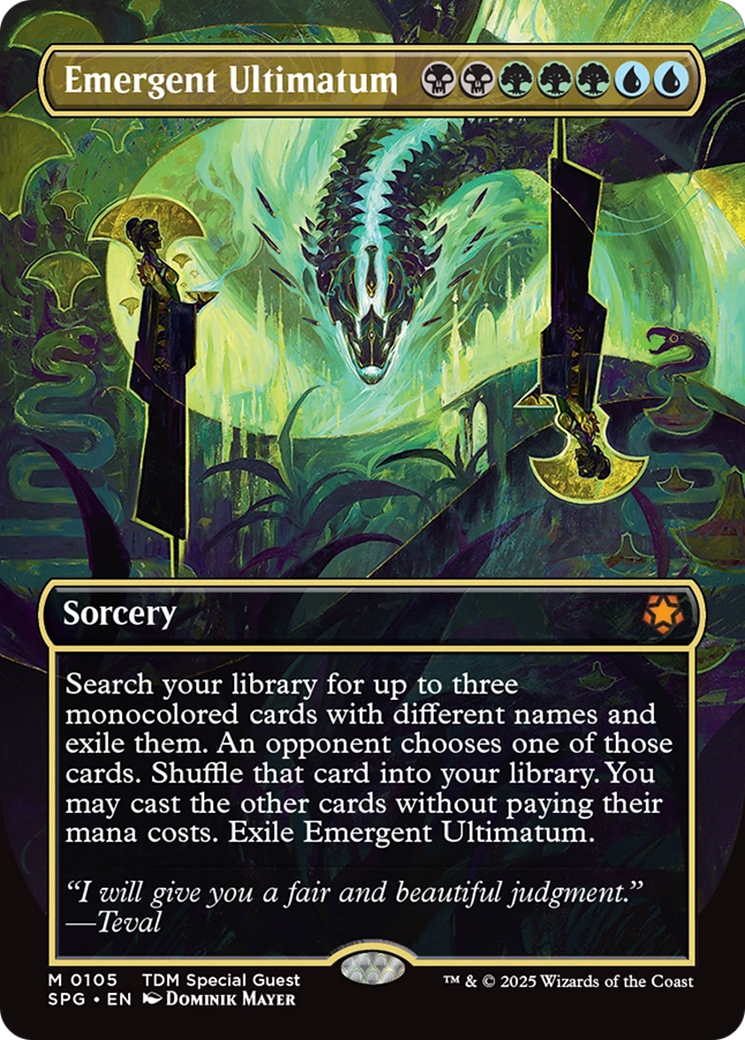 Emergent Ultimatum (Borderless) [Tarkir: Dragonstorm Special Guests] | Grognard Games
