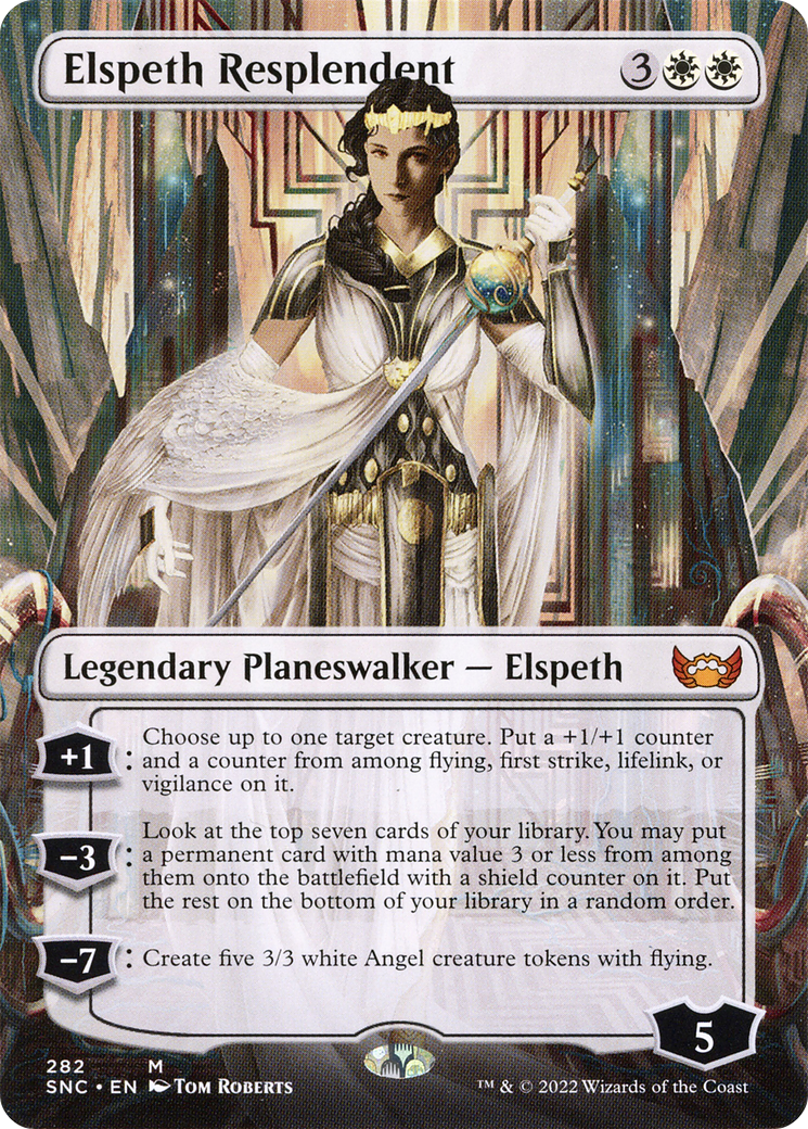 Elspeth Resplendent (Borderless) [Streets of New Capenna] | Grognard Games