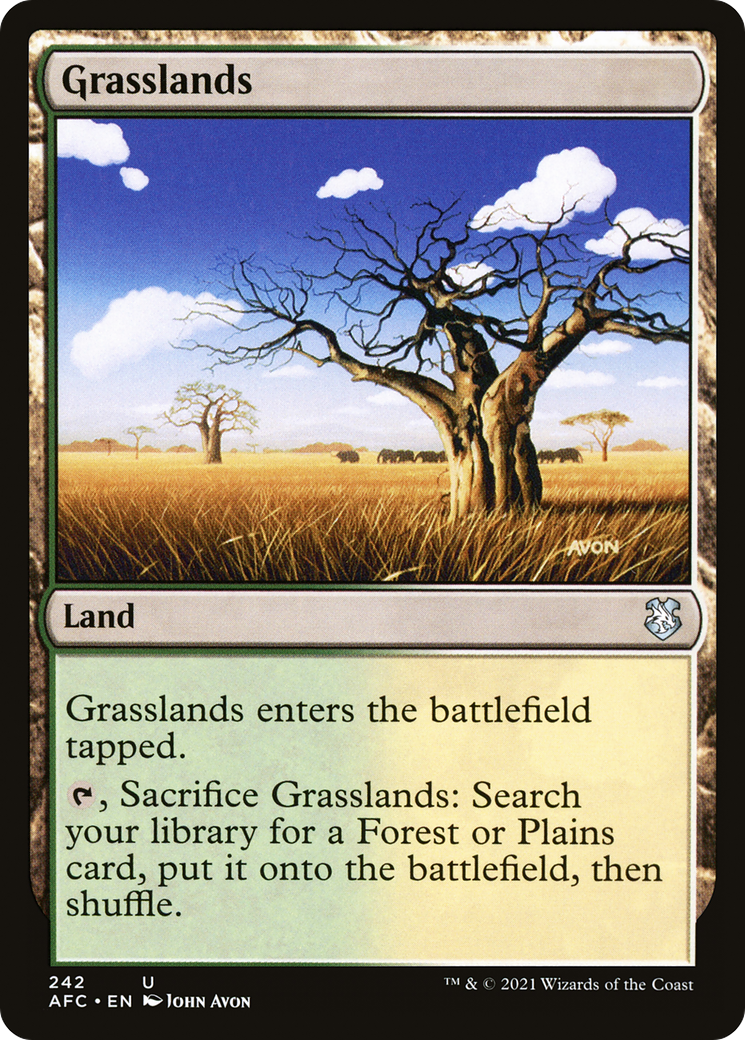 Grasslands [Dungeons & Dragons: Adventures in the Forgotten Realms Commander] | Grognard Games